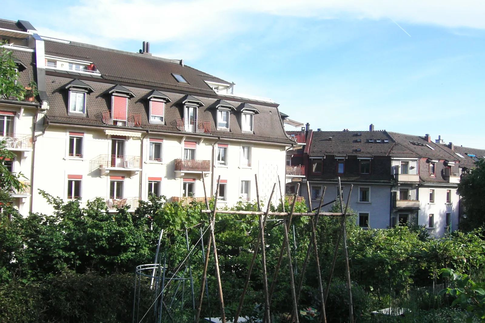 Immeubles d'habitation anciens à Lausanne